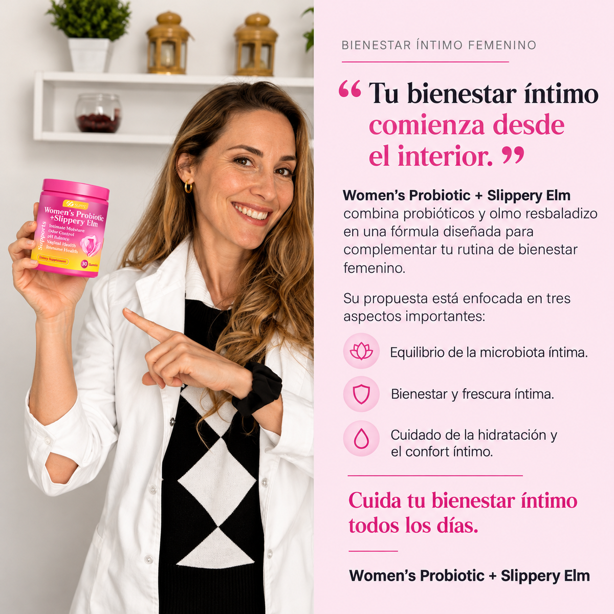 HerBiotic™ | Controla el mal olor y restaura la humedad íntima