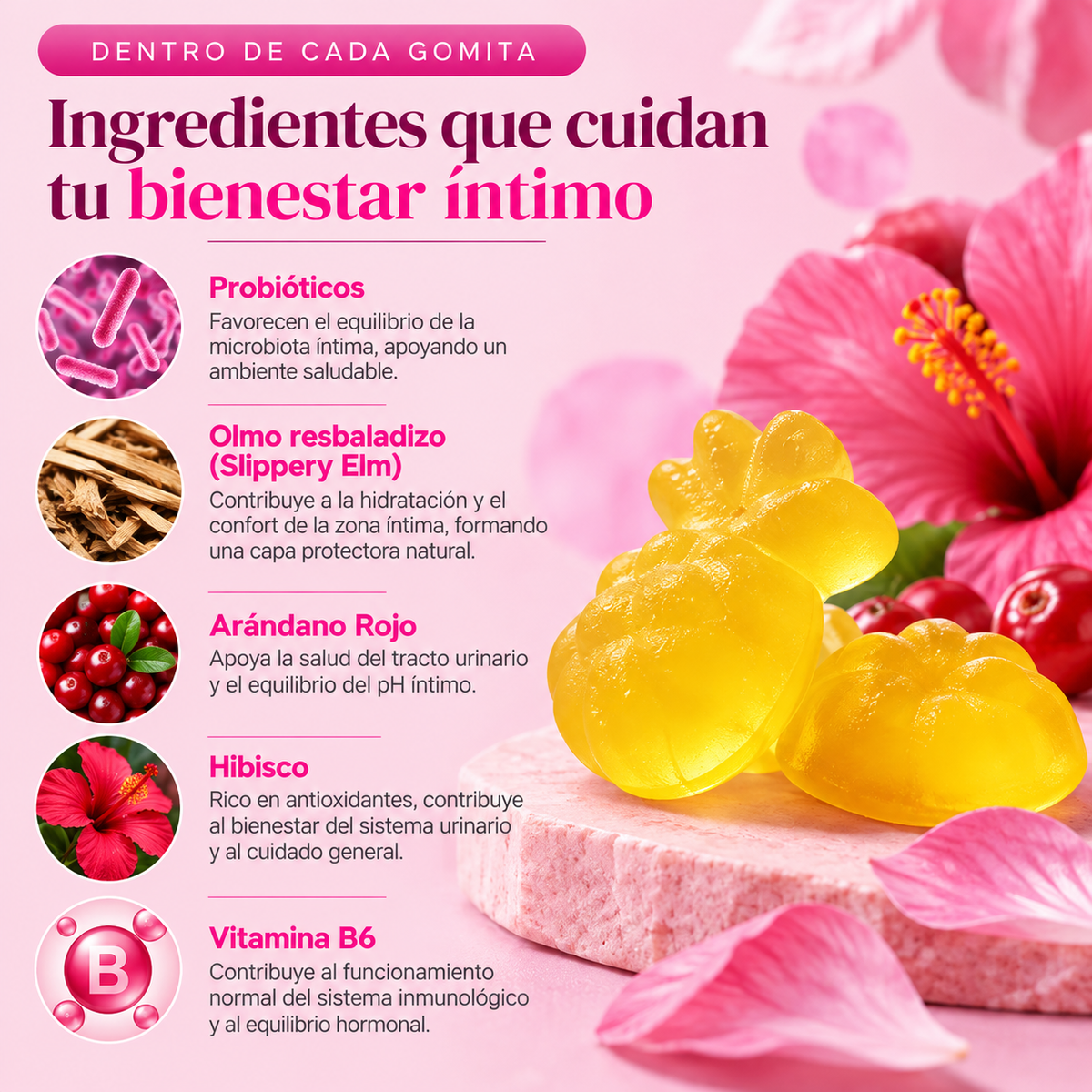 HerBiotic™ | Controla el mal olor y restaura la humedad íntima