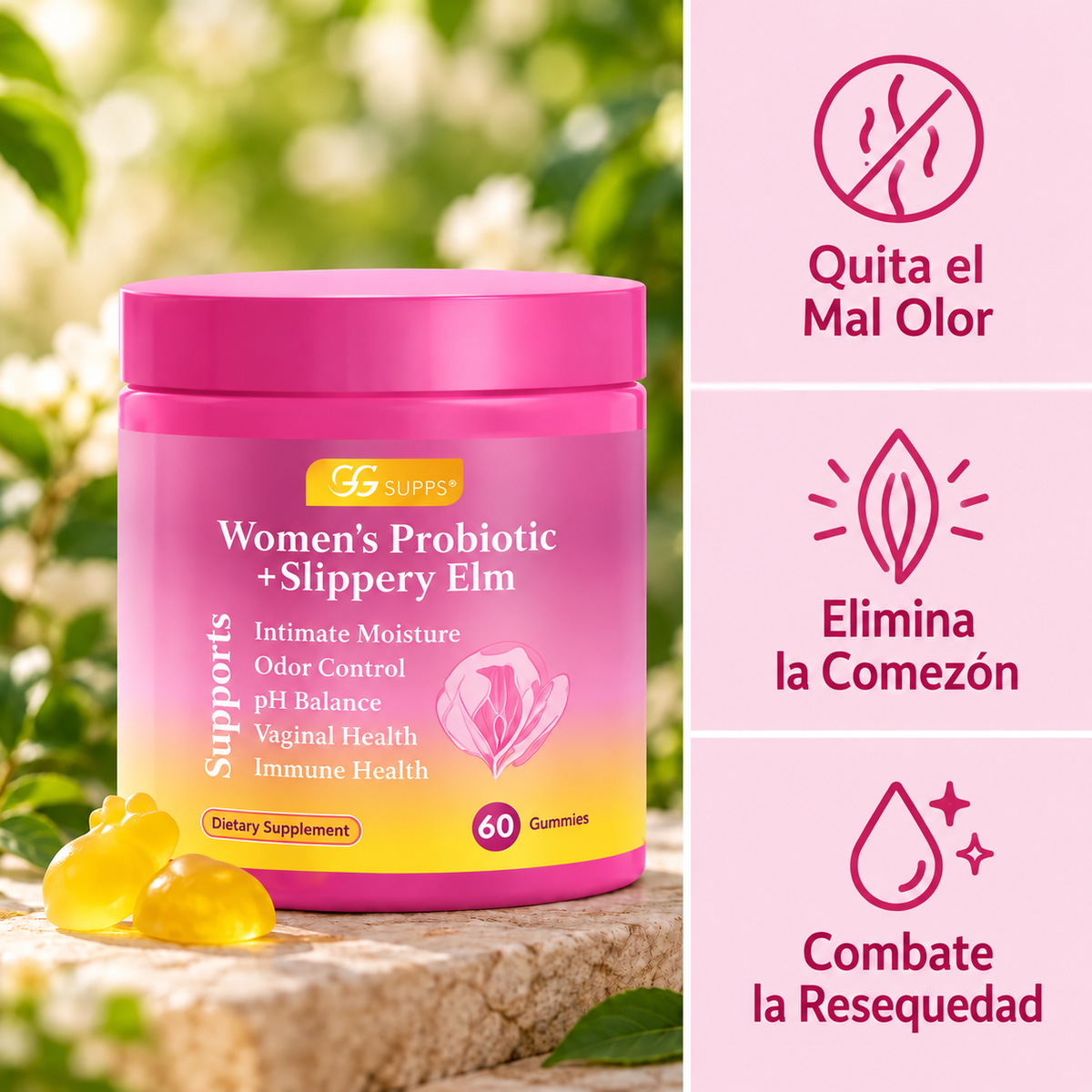 HerBiotic™ | Controla el mal olor y restaura la humedad íntima